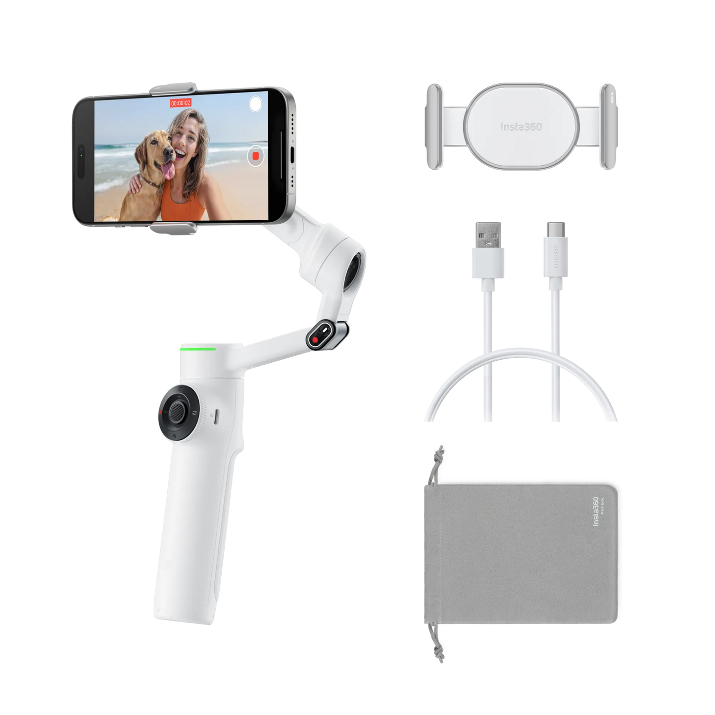 Insta360 Flow 2 Pro (bílá)