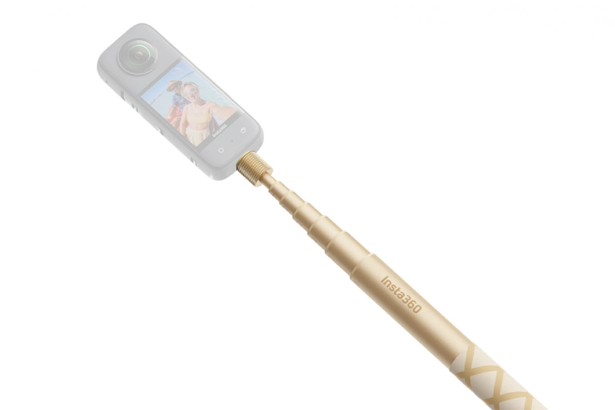 Selfie tyč 114 cm zlatá