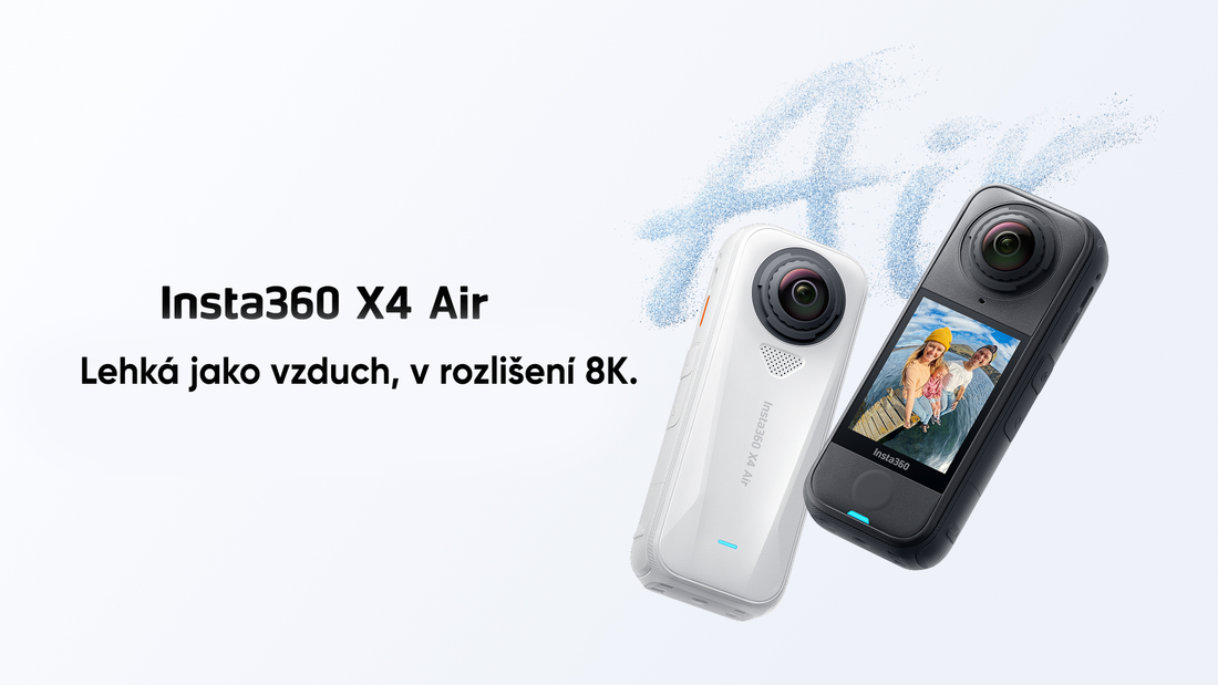 Insta360 X4 Air: nová ultralehká 8K 360° kamera
