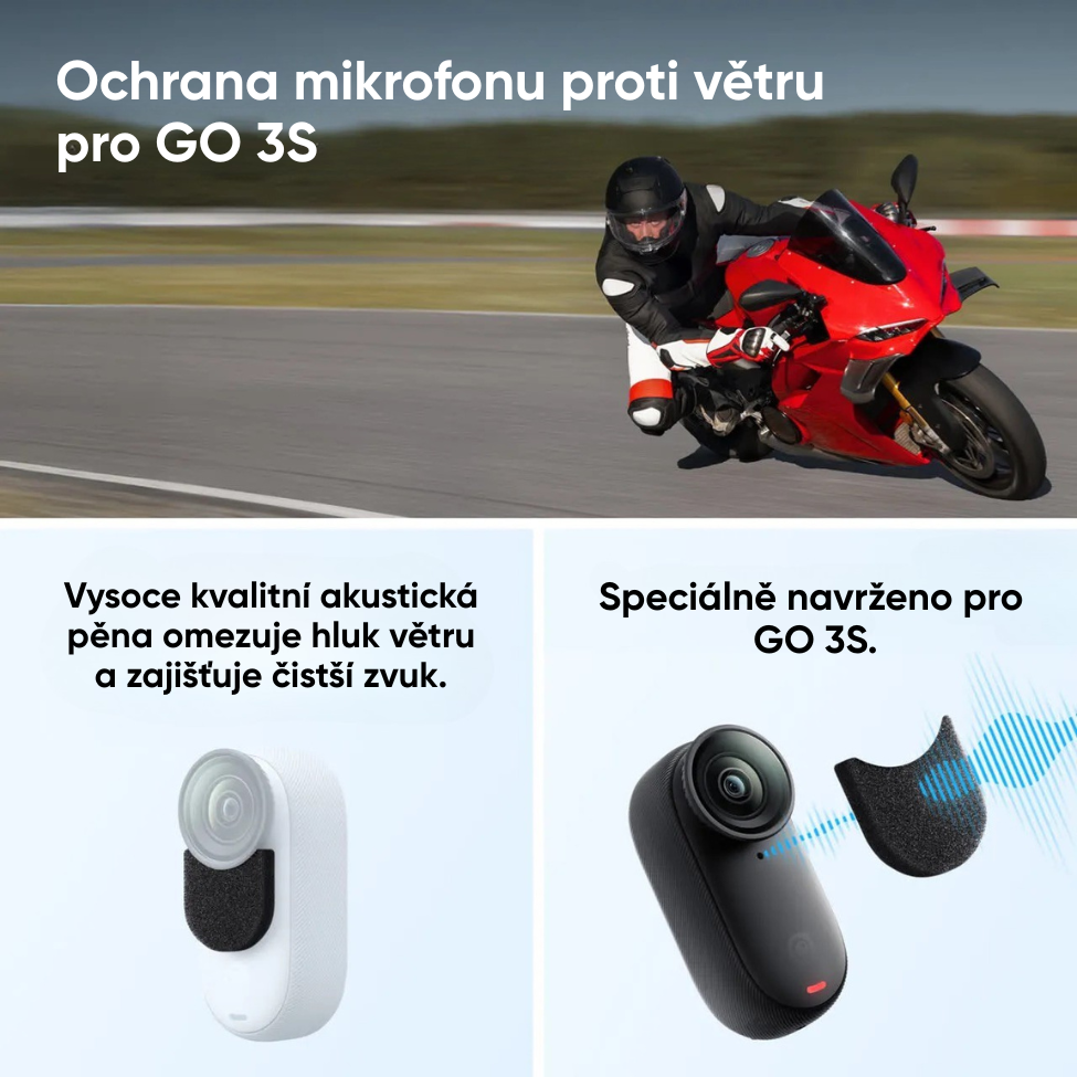 Insta360 GO 3S 128 GB Helmet POV Bundle