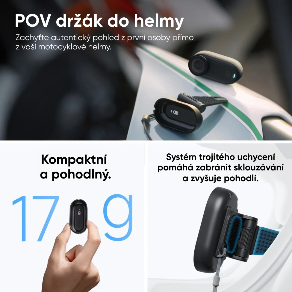 Insta360 GO 3S 128 GB Helmet POV Bundle