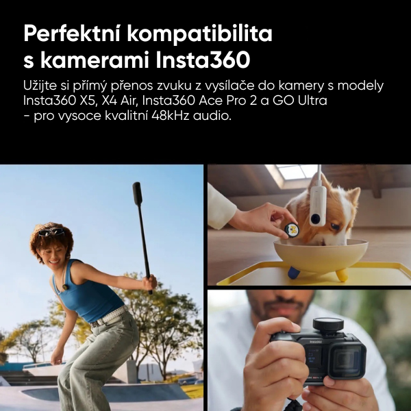 Insta360 Mic Pro Transmitter (Graphite Black)