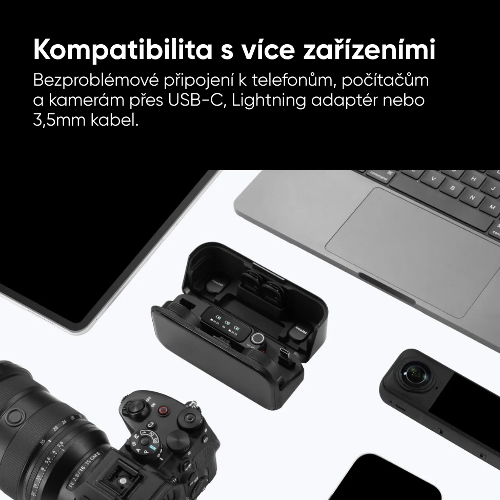 Insta360 Mic Pro Transmitter (Graphite Black)
