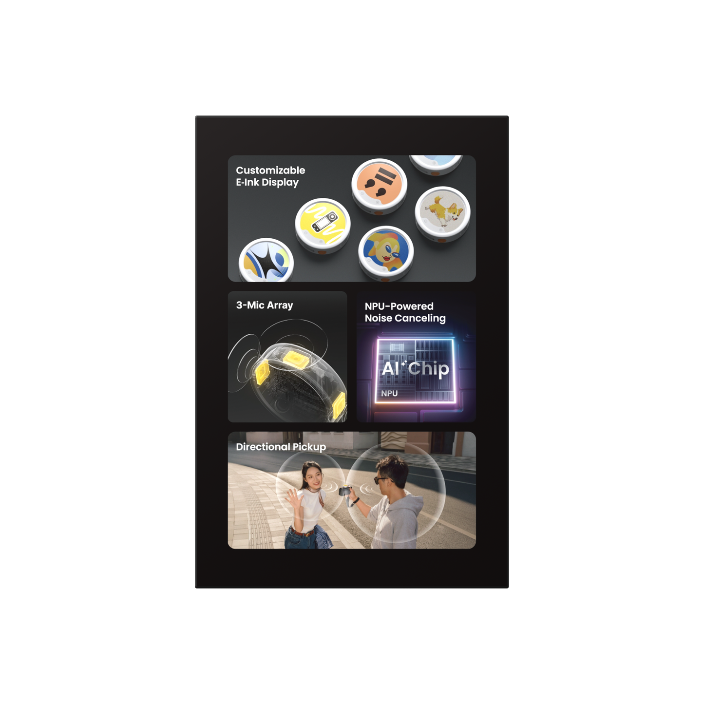Insta360 Mic Pro Transmitter (bílá)