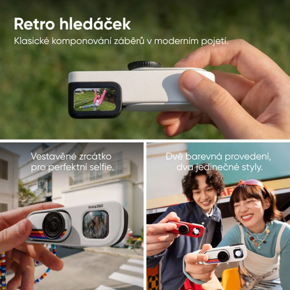 Insta360 GO 3S Retro bundle 128 GB (bílá) Speciální edice