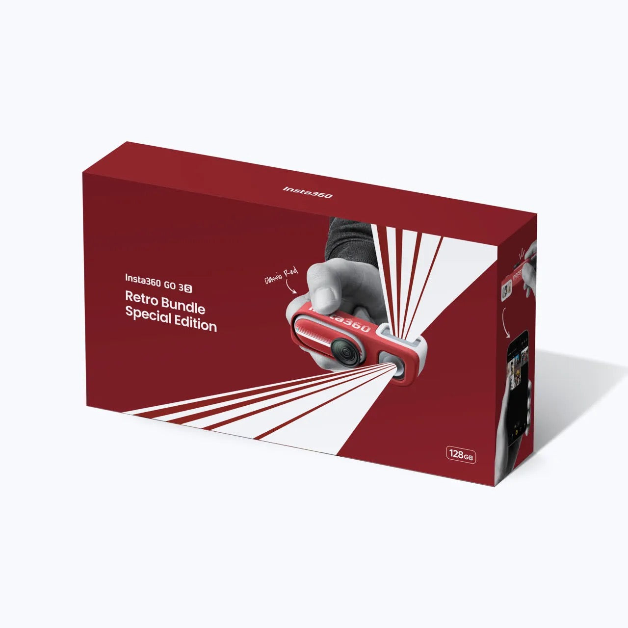Insta360 GO 3S Retro bundle 64 GB (červená) Speciální edice