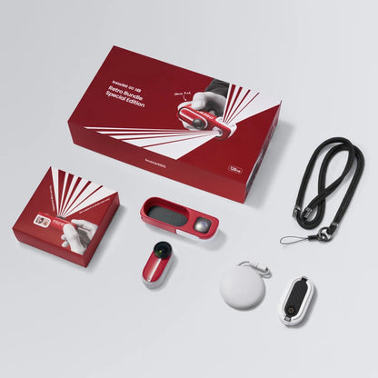 Insta360 GO 3S Retro bundle 64 GB (červená) Speciální edice